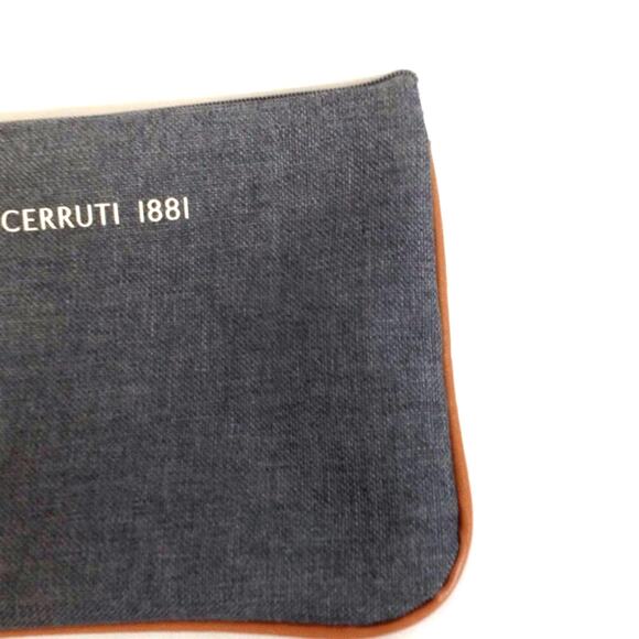 Lufthansa Cerruti 1881 Grey Make Up Bag Wallet  Pouch - Picture 3 of 8